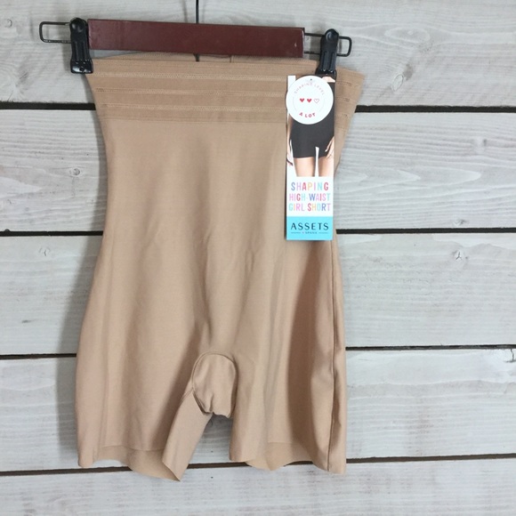 assets spanx high waist shaping short